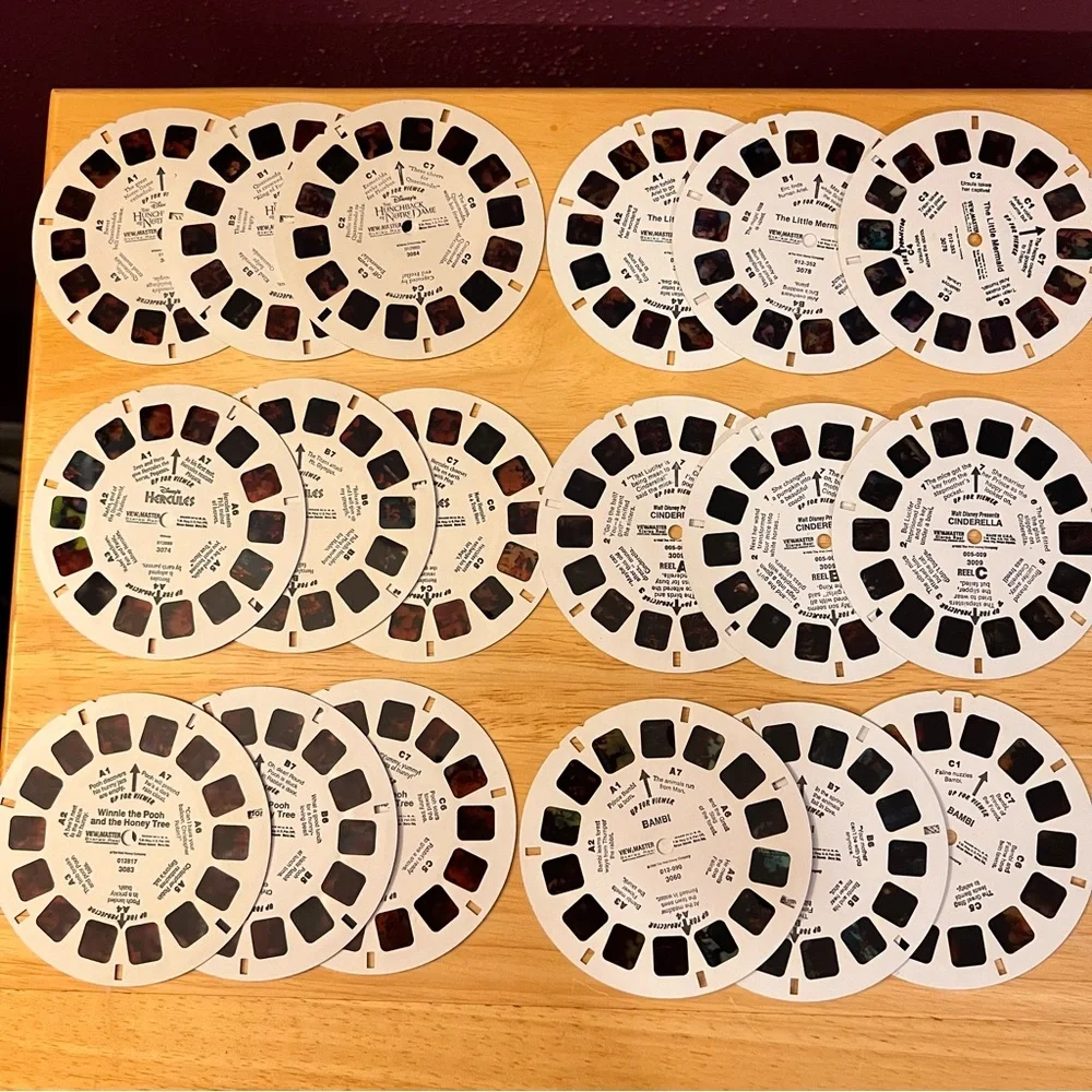 Vintage 90s ViewMaster Bundle - 2 Viewers - 14 Reel Sets - Picture 5 of 16